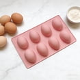 thumbnail image 3 of Molde de silicona antiadherente para hornear huevos de Pascua, 8 piezas, para hacer dulces y gelatina, 3 of 6
