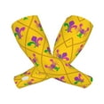 thumbnail image 2 of Fotbe Mardi Gras Crayfish and Fleur de lis UV Sun Protection Arm Sleeves - Tattoo Cover Up - Basketball Arm Sleeve UPF 50 Cooling for Men Women, 2 of 8