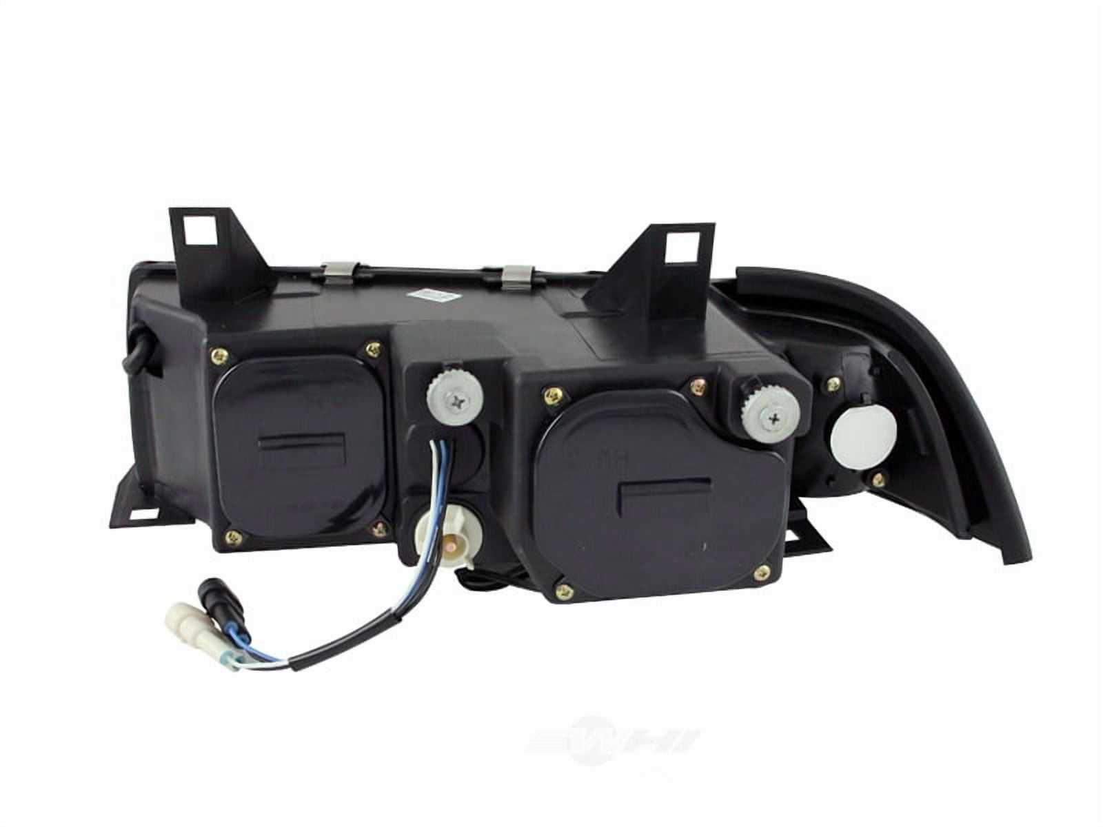 ANZO USA 121325 G2 Projector W/halo Clear Lens Black W/amber Reflectors