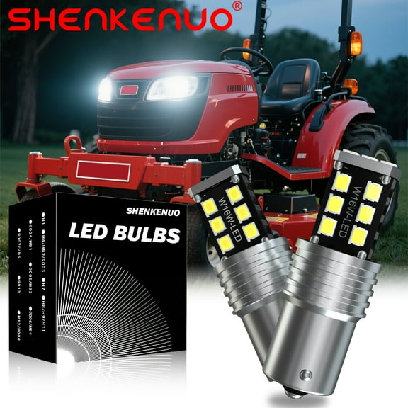 For Craftsman T1300, T1700, T2400 bulbs mowertractor 2X 6000K LED light bulbs US,15SMD,C154