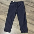 thumbnail image 2 of Cotton On Men's Loose Fit Corduroy Pants Navy 36, 2 of 7