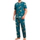 thumbnail image 3 of Conjunto De Pijama Shendy Vendy 2 Piezas Para Hombre Elegante Camisa Pantalon, 3 of 4