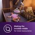 thumbnail image 2 of Philips Avent Monitor de bebé conectado premium, con cámara y aplicación de 1080p, seguimiento de frecuencia de sueño y respiración SenseIQ, detección y traducción de llanto, vista diurna y nocturna,, 2 of 5