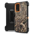 thumbnail image 1 of for T-Mobile Revvl V+ Plus 5G Holster Dual Layer Full-Body Rugged Clear Back Case Drop Resistant Shockproof Case with Built In Screen Protector, 1 of 4