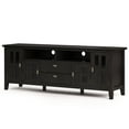 thumbnail image 5 of Artisan 72 inch Wide Solid Wood TV Stand in Hickory Brown For TVs up to 80 inches, 5 of 13