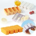 thumbnail image 2 of Bandeja de silicona para cubitos de hielo con tapa flexible y fácil de liberar 4 bandejas de hielo para bebidas café vintage, 2 of 8