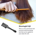 thumbnail image 1 of Peigne de Coiffure avec Poignée Double Usage Double Face Multi-Usage Amincissant Cheveux Hommes Accessoires de Rasage Tondeuse Noire, 1 of 7