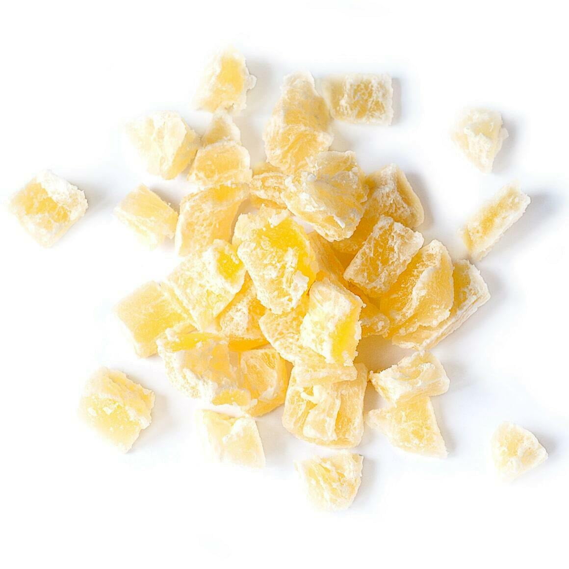 Bulk Diced Pineapple Dried And Sweetened 10 Pound Wholesale Box - New Fresh Dried Fruit
