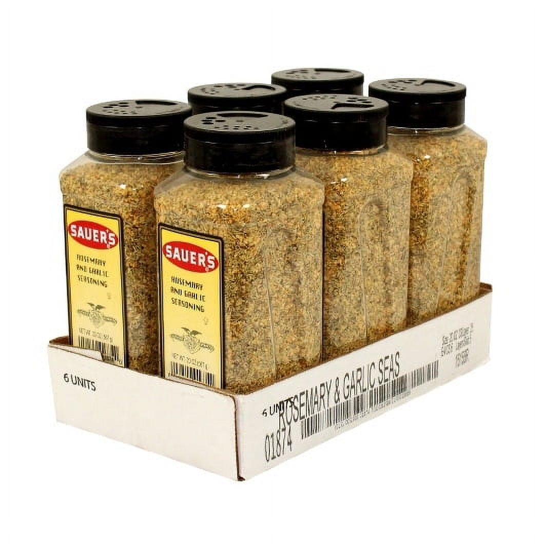 Sauer Rosemary & Garlic Seasoning, 20 Ounce, 6 Per Case