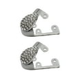 thumbnail image 4 of Milaget 2 Pieces Shoes Pointed Protector Decoration Solid Color Metal Shoes Tips Cap, 4 of 9
