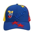thumbnail image 2 of KYGABAK Venezuelan Classic Baseball Cap, Unisex, Adjustable Peaked Sandwich, (Gorras Clasicas de Venezuela),Blue, 2 of 6