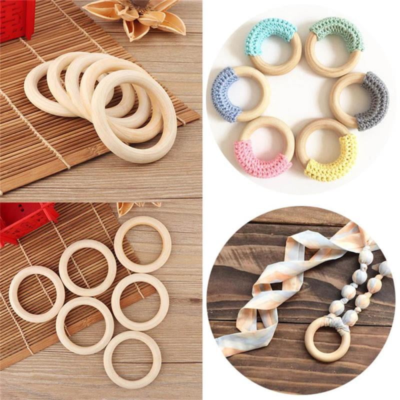 natural wood teething rings