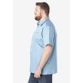 thumbnail image 4 of KingSize Men's Big & Tall Wrinkle-Resistant Short Sleeve Button Down, Printed, 4 of 5