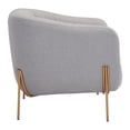thumbnail image 3 of ZUO Fauteuil Micaela Gris & Or, 3 of 6