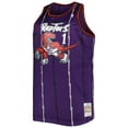 thumbnail image 2 of Men's Mitchell & Ness Tracy McGrady Purple Toronto Raptors Big & Tall Hardwood Classics 1998/99 Swingman Jersey, 2 of 3