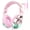 Pink, variant on QearFun Kids Headphones Wired with 85/94dB Volume Limit, Foldable On-Ear Headset with Microphone & Audio Sharing Port for School, Travel, Tablet - for Boys & Girls (Deep Purple)