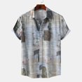 thumbnail image 2 of XDZJLR Mens Shirts for Short Sleeve Button Down Tropical Summer Beach Shirts for Men, 2 of 7