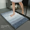 thumbnail image 4 of Alfombra De Baño De Fibra De Poliéster Absorbente Antideslizante Con Color Degradado, Fuerte Absorción De Agua, Uso Multifuncional Para Baños De Entrada Del Hogar, 4 of 8