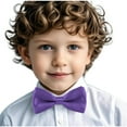 thumbnail image 4 of Children's Plaid Bow Tie Clip-On for School Uniforms - Adjustable Unisex Fabric Accessory, 4 of 6