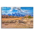 thumbnail image 1 of Epic Art 'Grand Tetons' by Mark A Paulda, Acrylic Glass Wall Art, 36"x24", 1 of 8