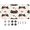 Multicolor 3, variant on ADECORIVY Cute Cat License Plate, Aluminum Decorative Novelty Vanity Tag with 4 Holes, Front Plate for Men Women Car Tag Accessories, 6 x 12 inch