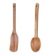 thumbnail image 1 of Juego de utensilios de cocina de madera - Utensilios de madera de bambú antiadherentes de 2 piezas para cocinar - Fácil de limpiar y reutilizable, 1 of 5