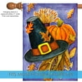 thumbnail image 3 of Toland Home Garden Pilgrim's Delight Fall Thanksgiving Flag Double Sided 28x40 Inch, 3 of 5