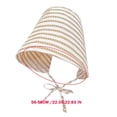 thumbnail image 3 of Striped Bucket Hats Outdoor Travel Vacation Sun Protection Women Visors Girls Sunhat Colors, 3 of 8