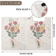 thumbnail image 3 of FORMRS A4 Clipboard Folder with Pen Holder Horizontal Foldable School Office Binder, Beige Cute Flower, 3 of 9