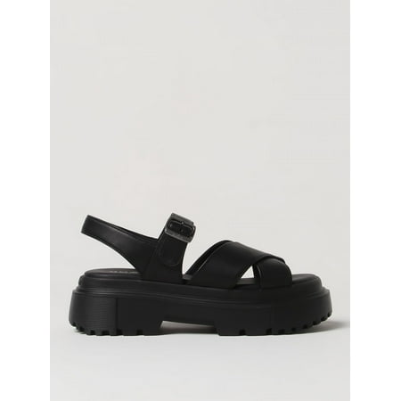 

Hogan Flat Sandals Woman Black Woman