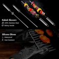thumbnail image 3 of Ensemble d'Outils Barbecue 25-en-1 Accessoires Ustensiles de Barbecue Barbecue en Acier Inoxydable, 3 of 5