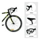 thumbnail image 4 of Bicicleta De Ruta Monk Flug Rodada 700 Negro amarillo, 4 of 5