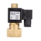 thumbnail image 1 of Leylor Controladores del sistema de riego: válvula solenoide eléctrica normalmente abierta de latón de primera calidad, rosca G1/8 ''(DC12V), 1 of 8