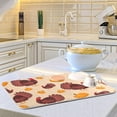 thumbnail image 6 of Coolnut Thanksgiving Turkey Dish Drying Mat Absorbent Heat Resistant Reversible Dish Draining Mat for Kitchen Countertops Sinks,24"x18", 6 of 6
