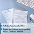 thumbnail image 6 of Mr. Pen- Sheet Protectors, 8.5 x 11 Inches, 50 Pack, Page Protectors, Clear Page Protectors for 3 Ring Binder, Clear Plastic Sleeves, Binder Sleeves, Plastic Sheet Protectors, Sheet Protector., 6 of 8