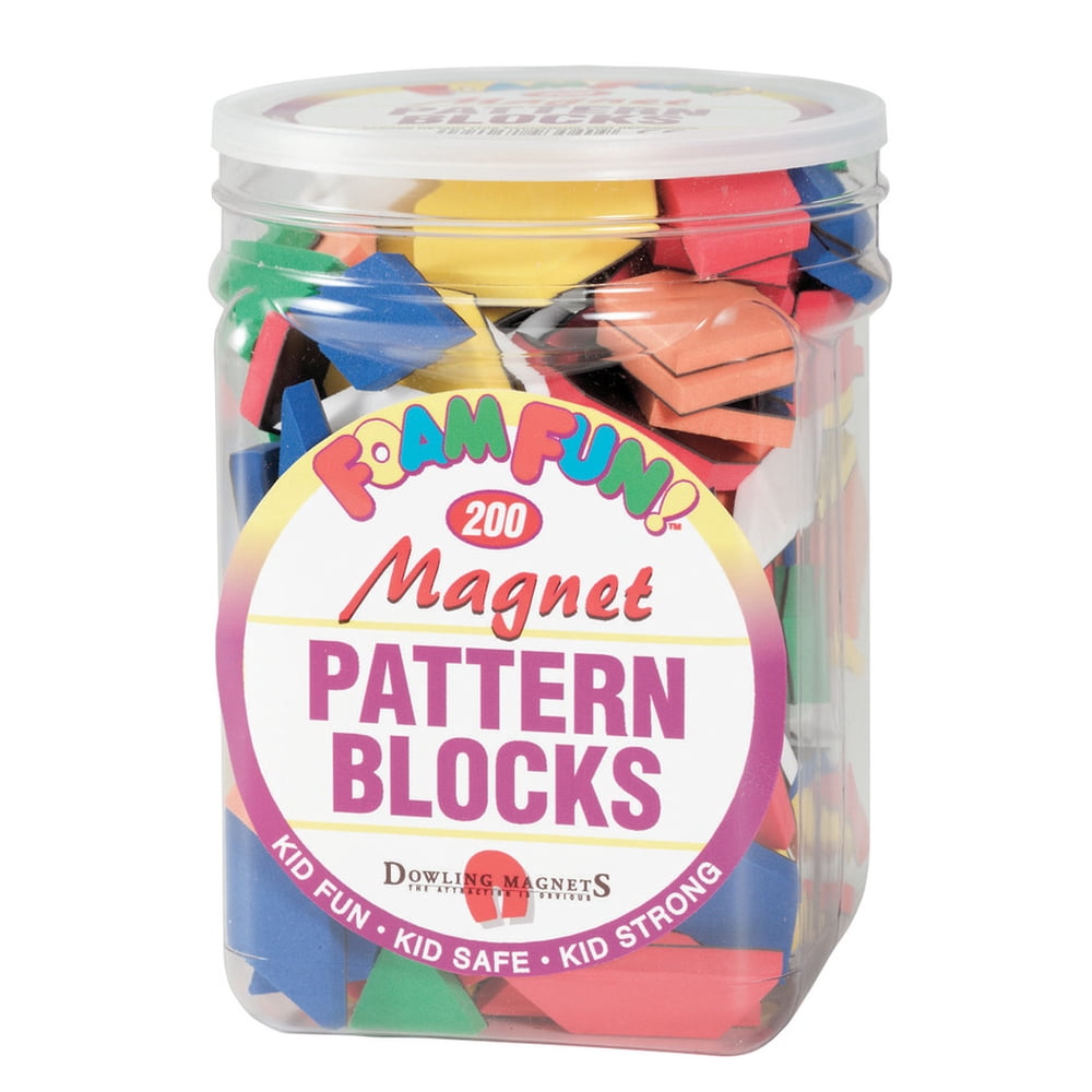 Dowling Miner Magnetic Fraction Squares Set - 51 Pieces For Teaching Fractions