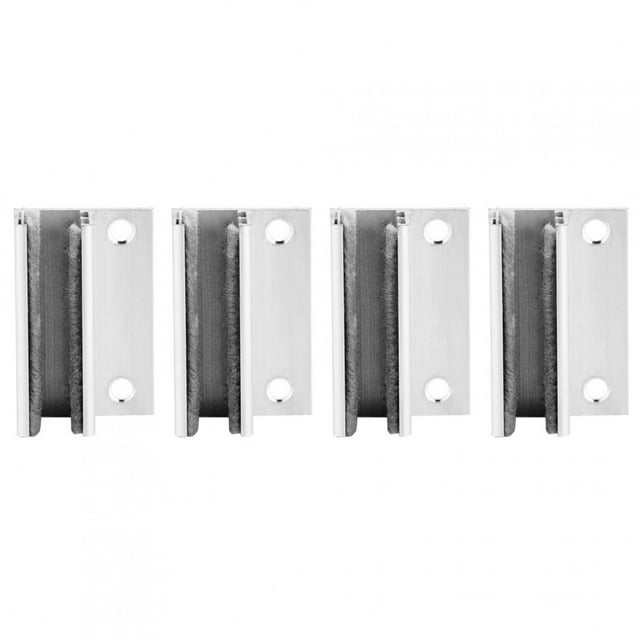 Door Swing Stopper, Acid Alkaline Resistant 4Pcs/Set Design Roller Guide, Automatic Door For Frameless Glass Doors Mounting On The Floor Shower, Glass Partition