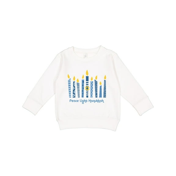 Inktastic Peace Light Hanukkah Toddler Sweatshirt
