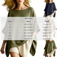 thumbnail image 5 of Bixock Women's Maternity Tops 3/4 Sleeve Pregnant Tops for Plus Size Women Crew Neck Blouse Soft Breathable Maternity Shirts Comfortable Maternity Clothings, 5 of 5