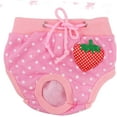 thumbnail image 4 of 3Pcs Comfortable Cotton Dog Diapers for Female Dogs Washable Pants for Menstruation and Heat Size Reusable Absorbent Pet Diapers for Cats and Dogs, 4 of 8
