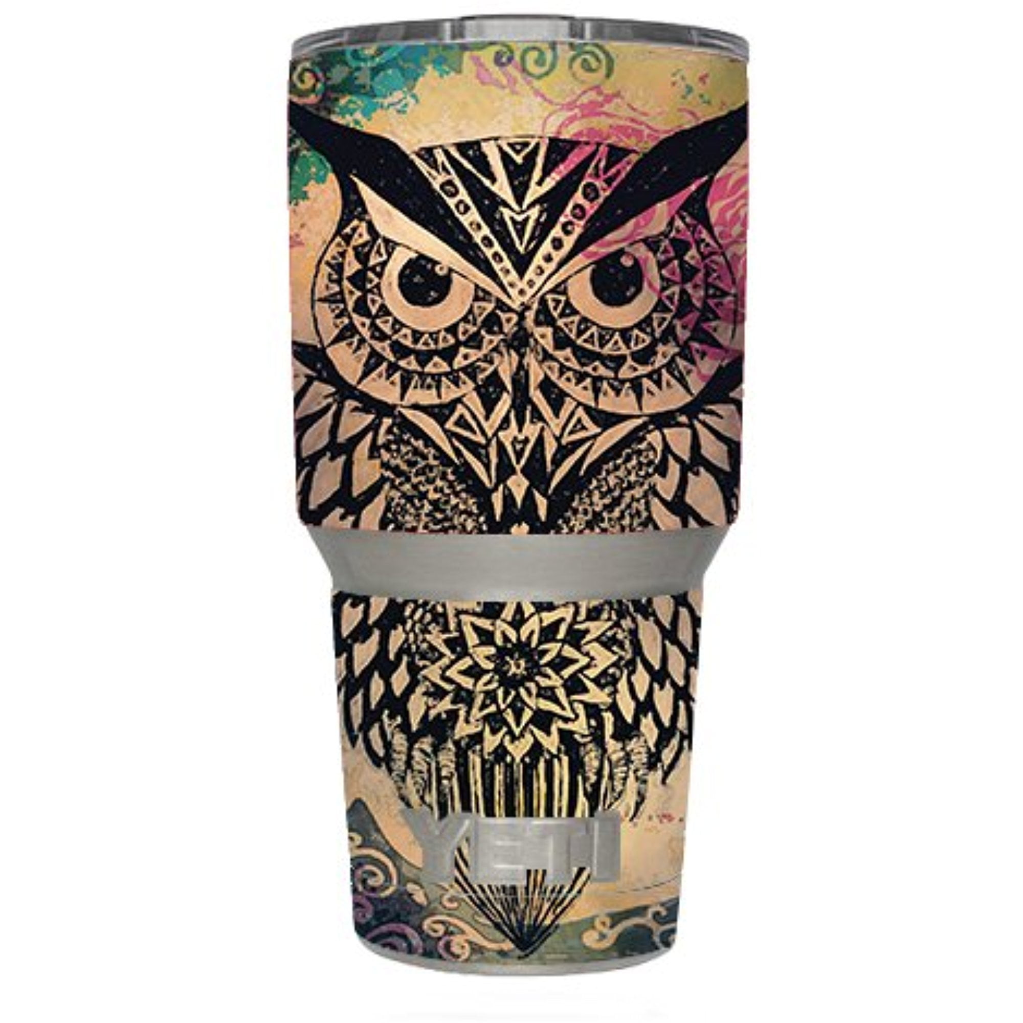 Skin Decal Vinyl Wrap for Yeti 30 oz Rambler Tumbler Cup (6piece kit
