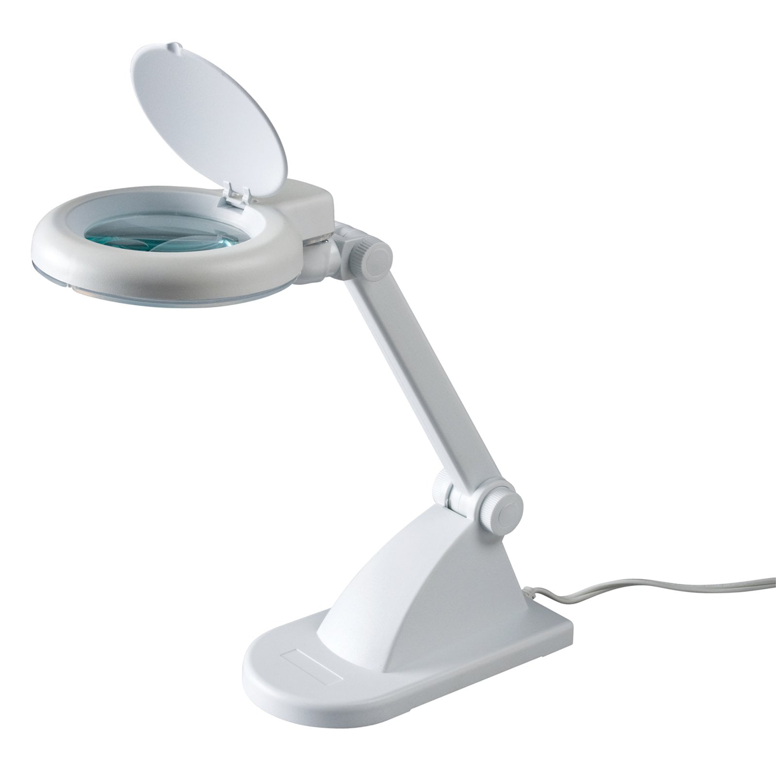 Alvin 1 75x Desktop Magnifier Lamp White