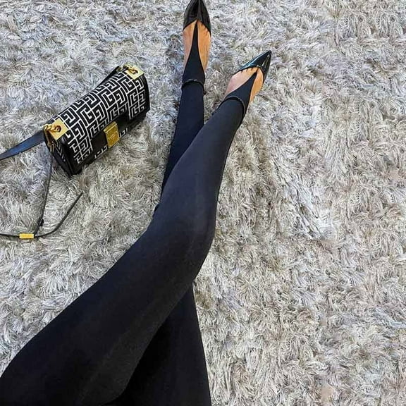 Women's High Waist Black Stretch Leggings 1773656642652901