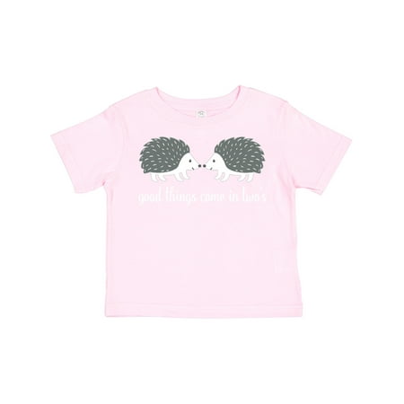 

Inktastic Twin Hedgehogs Baby Gift Gift Toddler Boy or Toddler Girl T-Shirt