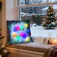 thumbnail image 5 of LSLJS Pillow Covers - Christmas Decorations LED Lights Throw Pillow Covers Two Mode Switching Printed for Gifts Sofa Couch Holiday Party, 18x18", 5 of 6