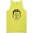 thumbnail image 1 of Don't Touch Your Face Neon Tank Top, 1 of 1