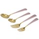 thumbnail image 1 of Juego de cubiertos Deepen Thicken, juego de cubiertos, para restaurante en casa, oro rosa, 1 of 8