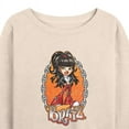 thumbnail image 3 of Bratz - Chains and Flames with Jade - Women's Lightweight French Terry Long Sleeve Shirt, 3 of 5