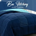 thumbnail image 3 of Canadian Linen Ensemble de Couette Bleu, Taille Complète, 80'x90 Pieds, 3 of 8
