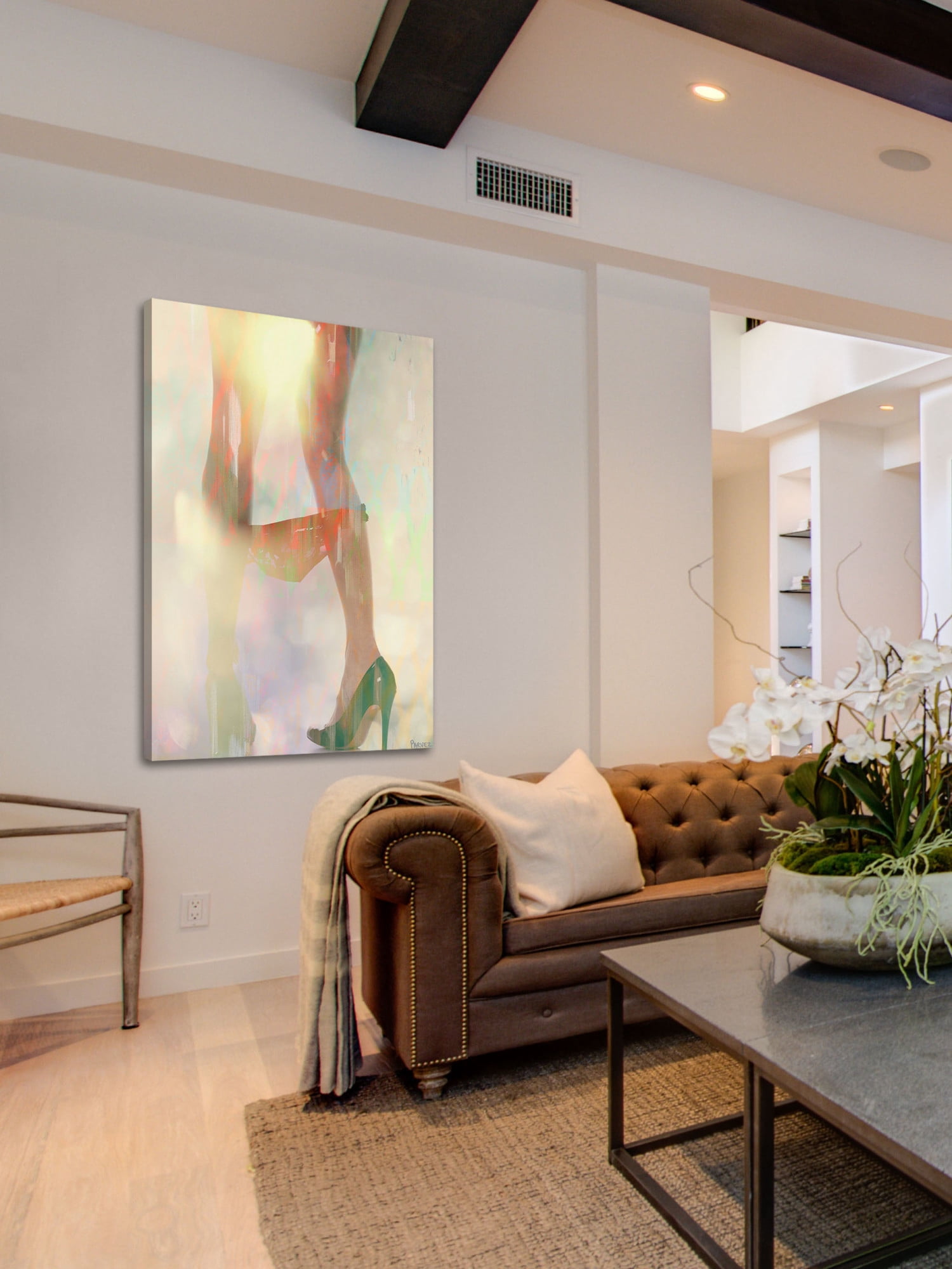 Parvez Taj Fast Start Art Print on Premium Canvas